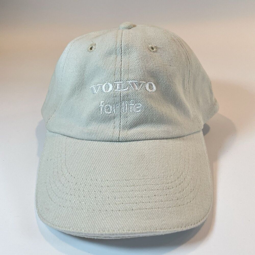 Authentic Volvo "For Life" Official Cap New With Tags Tan Khaki Driving Hat